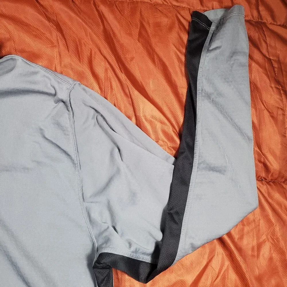 Nike Sphere Men's Team Jacket Size XXL Black‎ & Grey Color-Block Half Zip